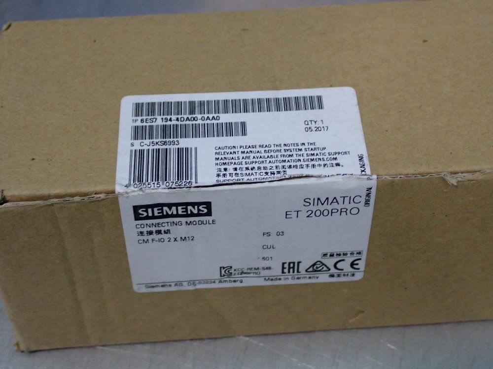 Siemens Connecting Module - 6es7194-4da00-0aa0