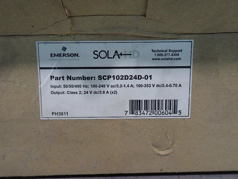 Sola Power Supply - Scp102d24d-01