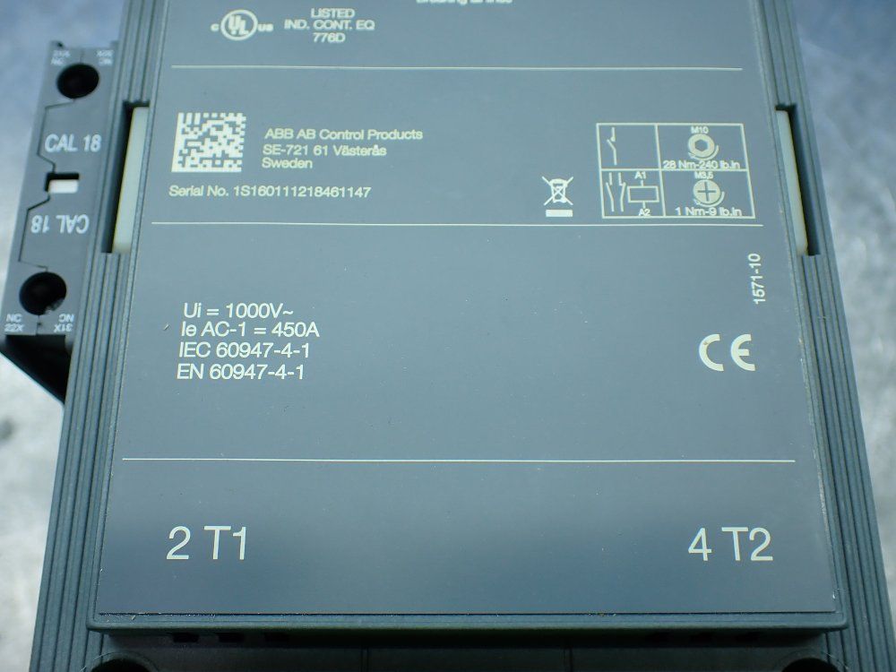 Abb Contactor A300w-20-11 - 1sfl551727r8411