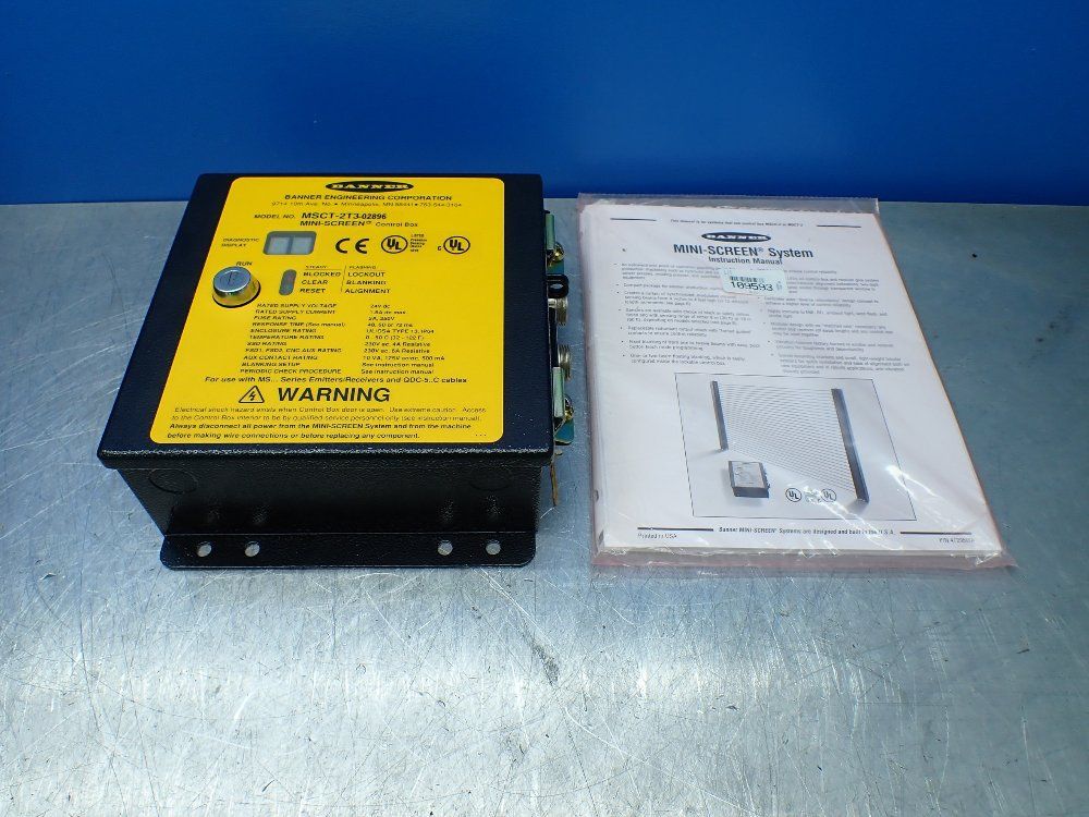 Banner Mini-screen Control Box. - Msct-2t3-02896