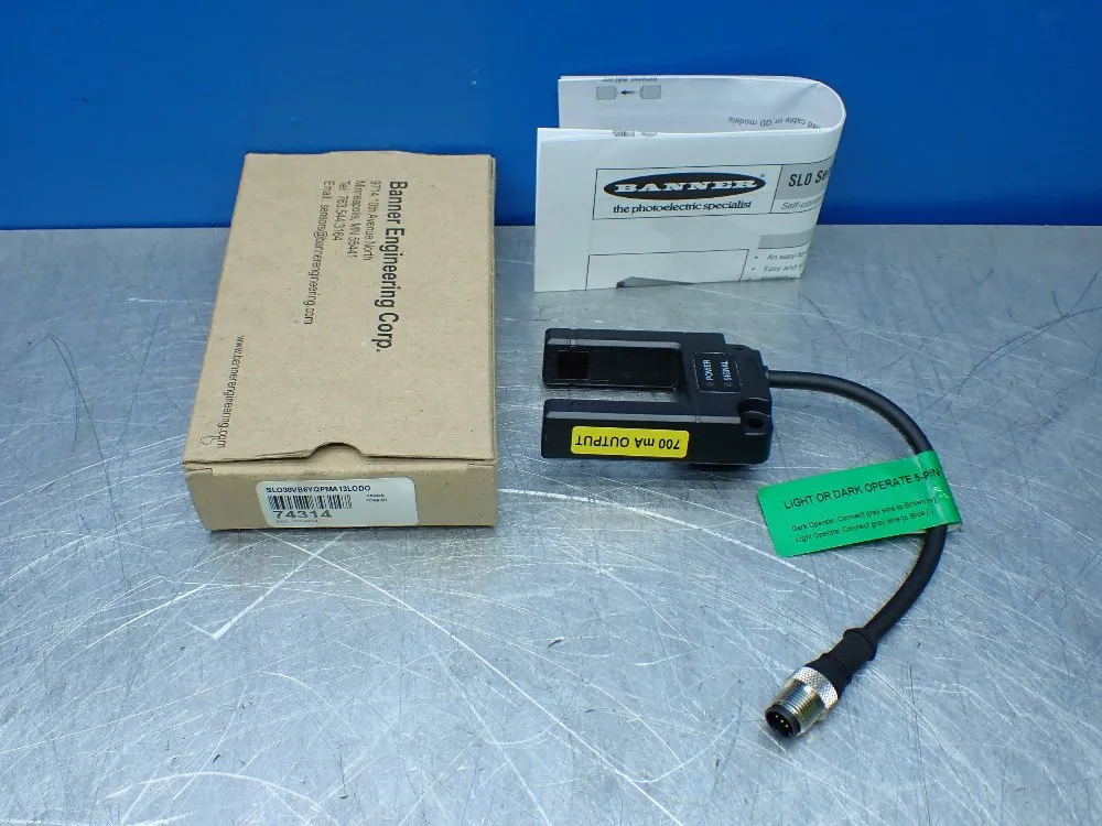 Banner Slot Sensor. 74314 - Slo30vb6yqpma13lodo