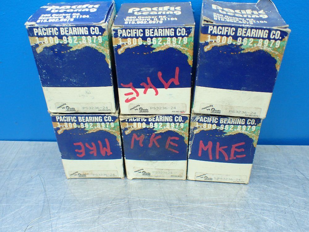 Pacific Bearing Co 6 Linear Sleeve Bearings - Ps3236-24