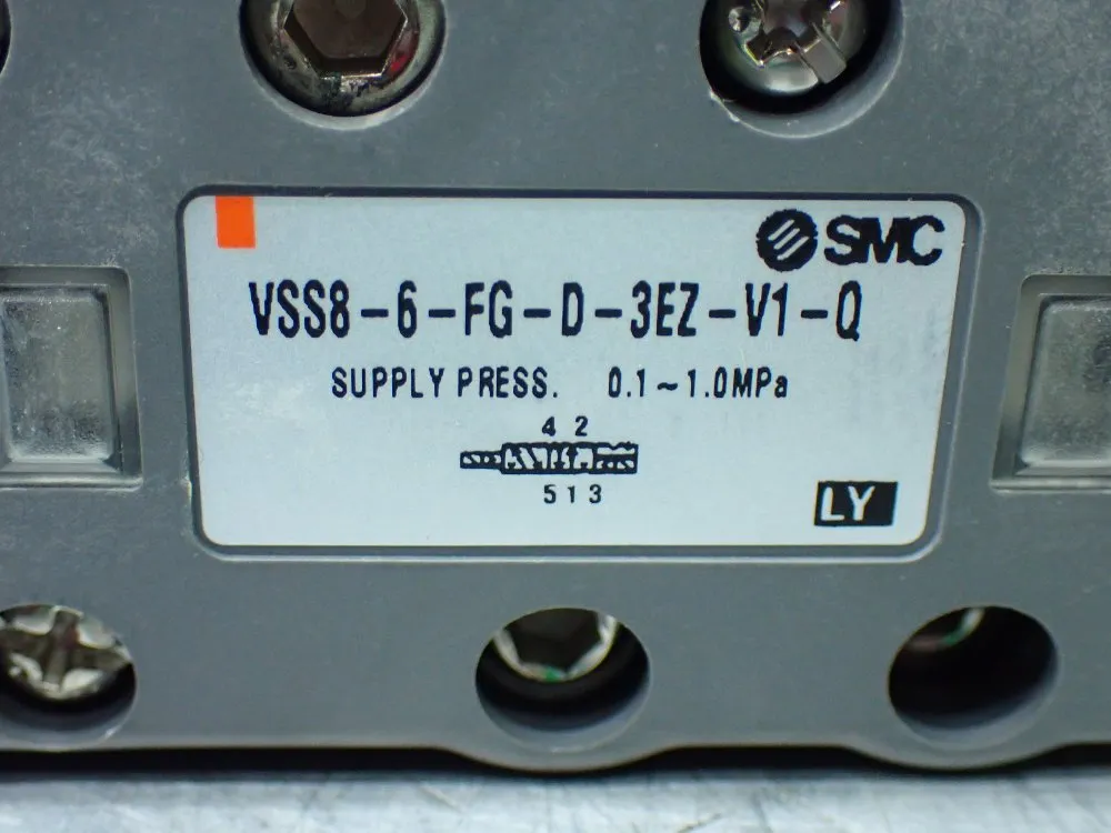 Smc Pneumatic Solenoid Valve - Vss8-6-fg-d-3ez-v1
