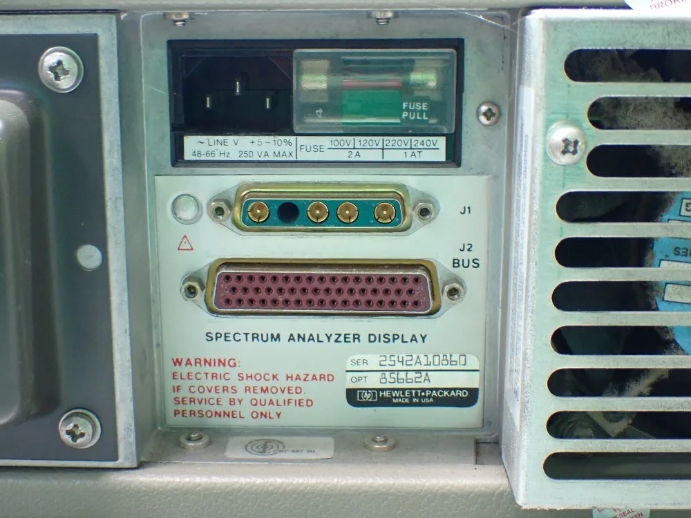 Hewlett Packard Spectrum Analyzer Display - 85662a