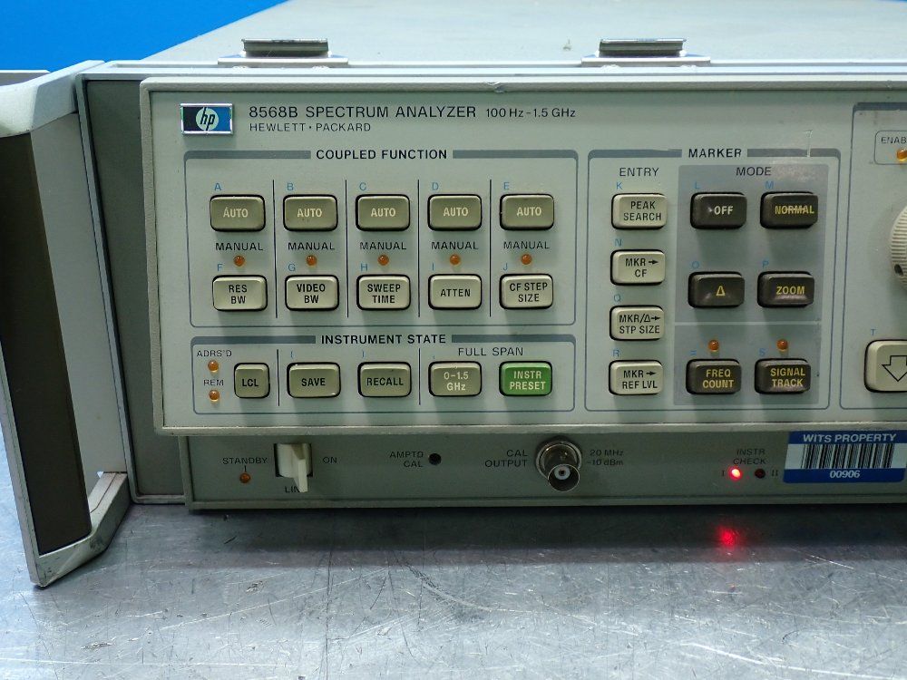Hewlett Packard Spectrum Analyzer. 100mhz-1.5ghz - 8568b