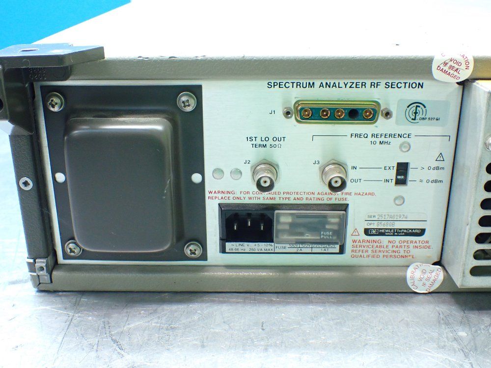 Hewlett Packard Spectrum Analyzer. 100mhz-1.5ghz - 8568b