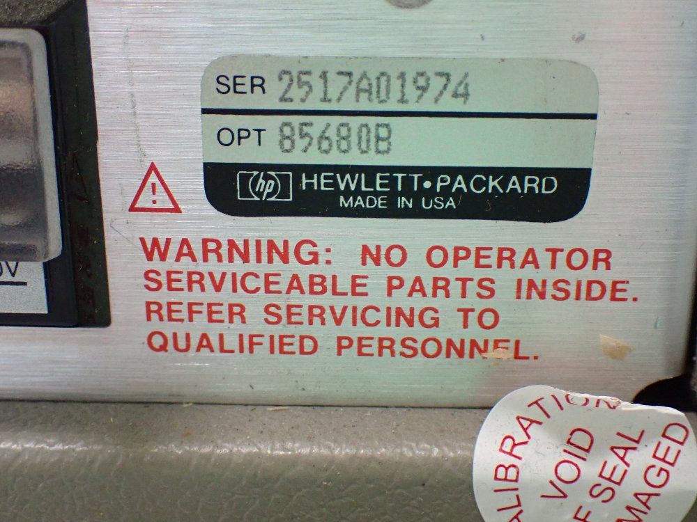 Hewlett Packard Spectrum Analyzer. 100mhz-1.5ghz - 8568b