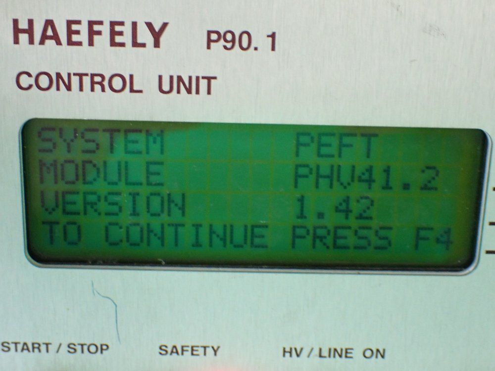 Haefely Burst Test System. Phv 41.2, Peft.1, P90.1, Pps 3.1, P90.1 - 093 584.1