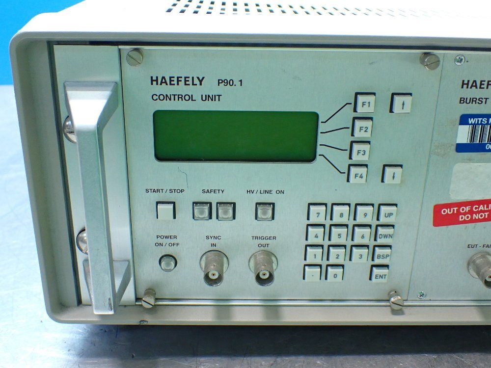 Haefely Burst Test System. Phv 41.2, Peft.1, P90.1, Pps 3.1, P90.1 - 093 584.1