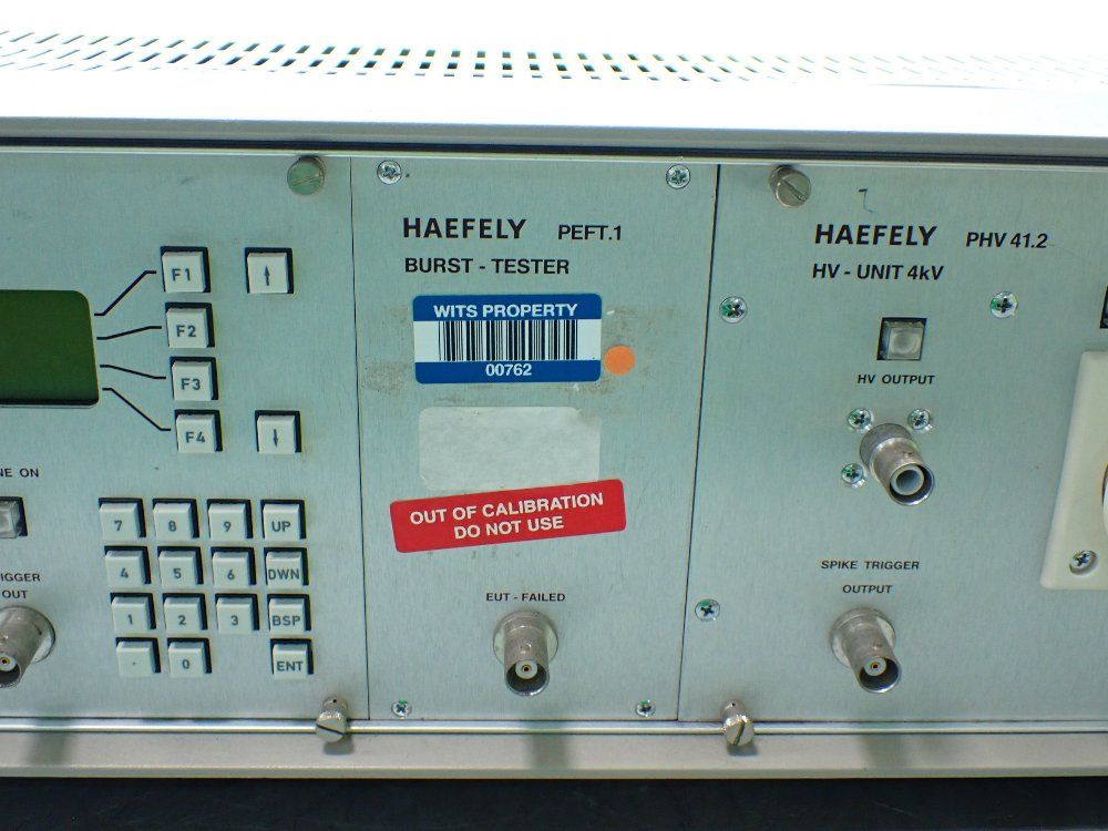 Haefely Burst Test System. Phv 41.2, Peft.1, P90.1, Pps 3.1, P90.1 - 093 584.1