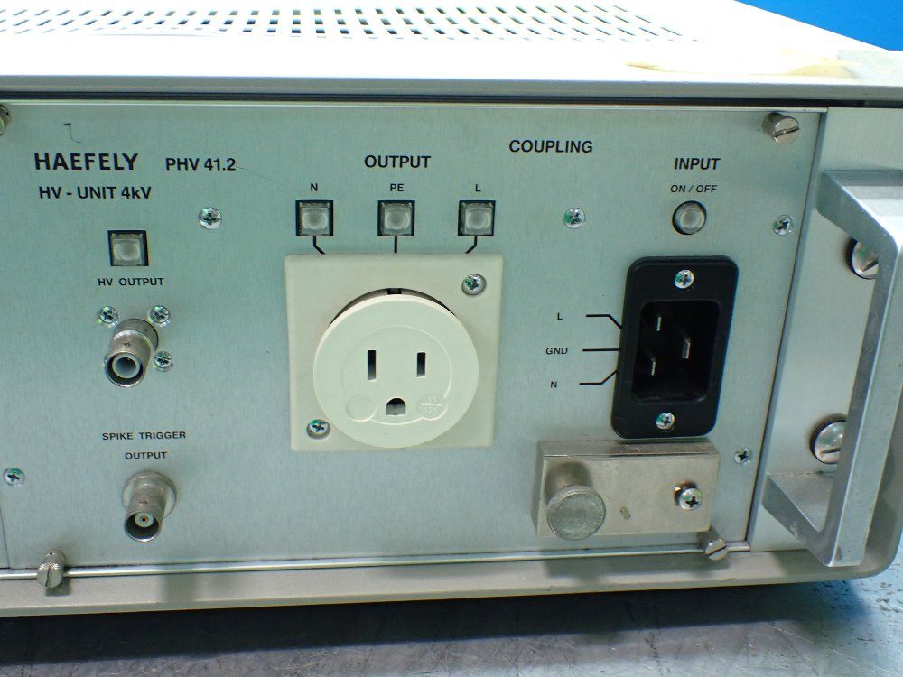 Haefely Burst Test System. Phv 41.2, Peft.1, P90.1, Pps 3.1, P90.1 - 093 584.1