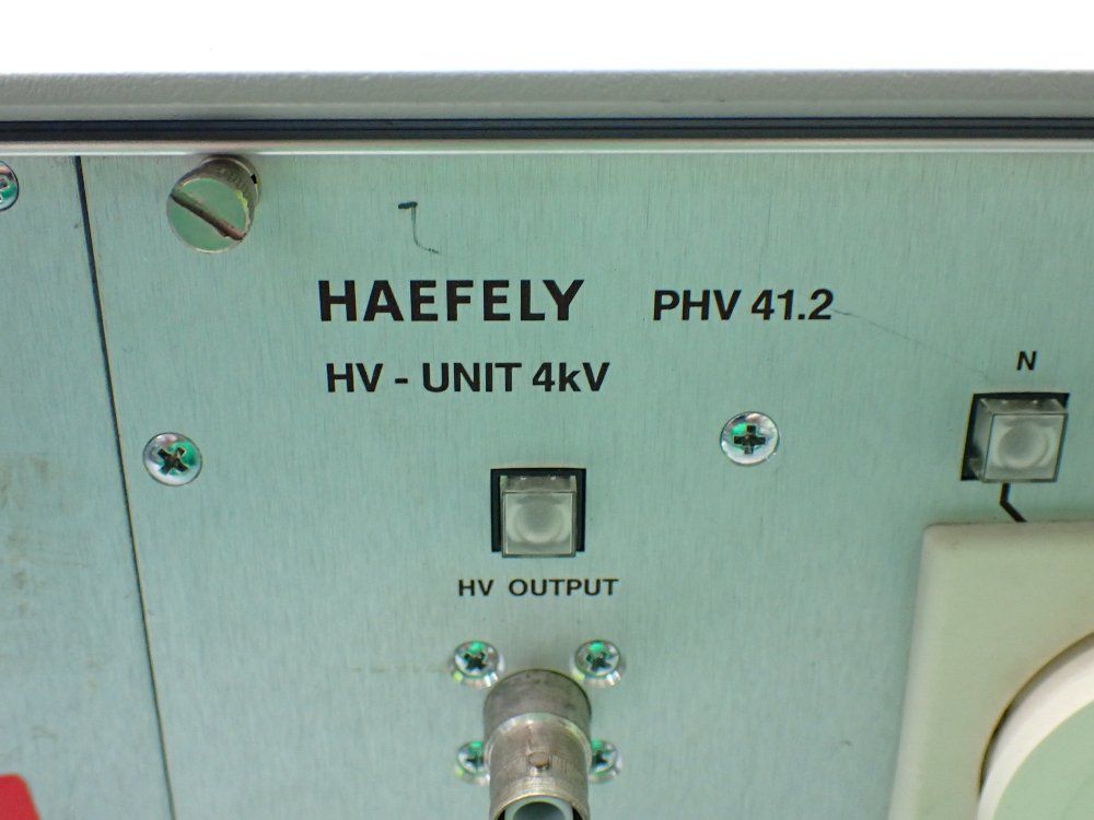 Haefely Burst Test System. Phv 41.2, Peft.1, P90.1, Pps 3.1, P90.1 - 093 584.1