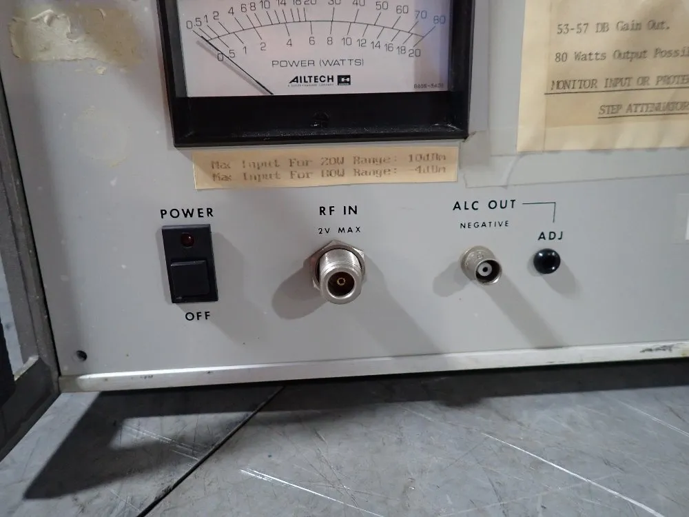 Ailtech 5020 Broadband Power Aplifier - 5020