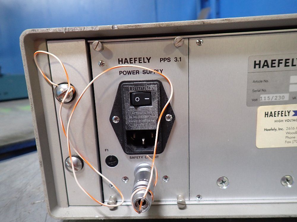 Haefely Control Unit - P90.1
