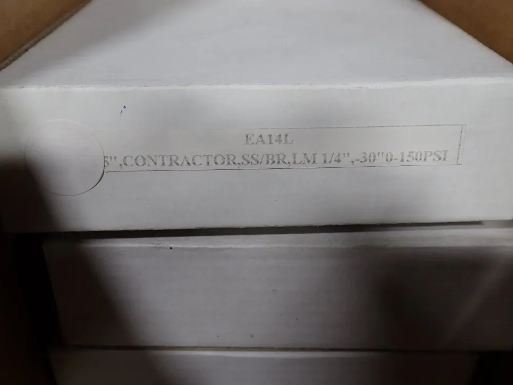 Weksler Pressure Gauge - Ea14l