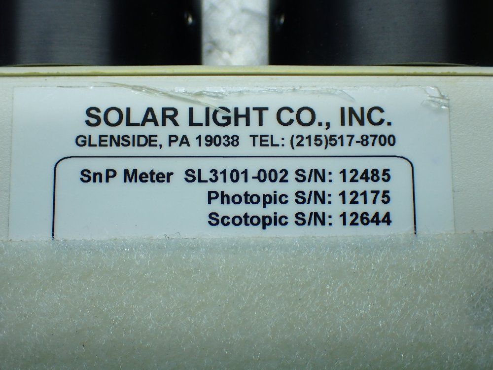 Solar Light Co Photometer / Radiometer - Pma2200
