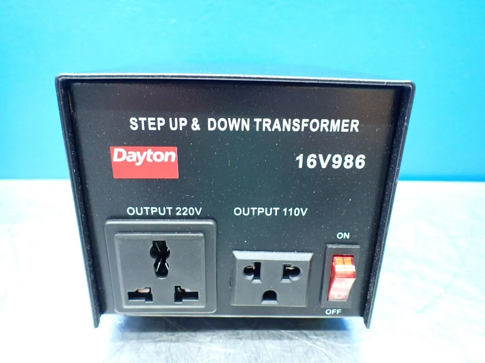 Dayton 500w Step Up/down Transformer - 16v986b