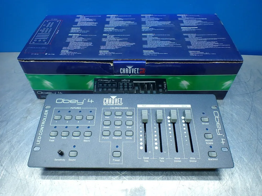 Chauvet Compact Dj Dmx Led Lighting Controller - Obey4