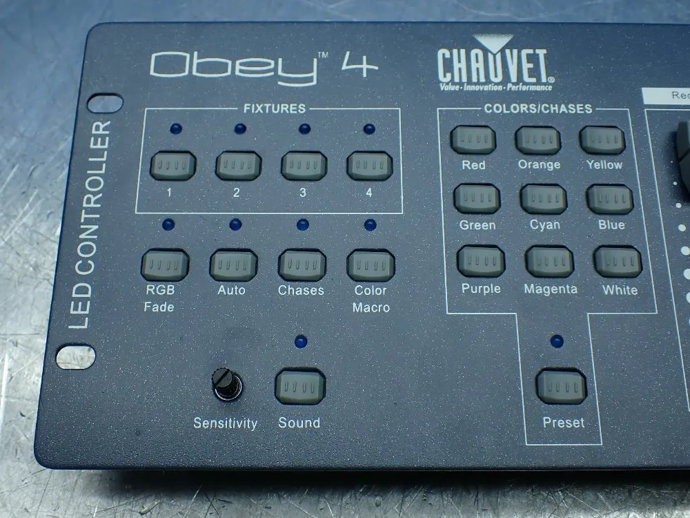 Chauvet Compact Dj Dmx Led Lighting Controller - Obey4