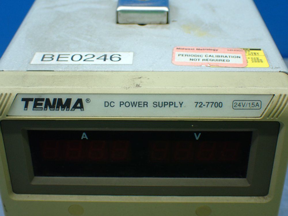 Tenma Dc Power Supply. 24v/15a - 72-7700