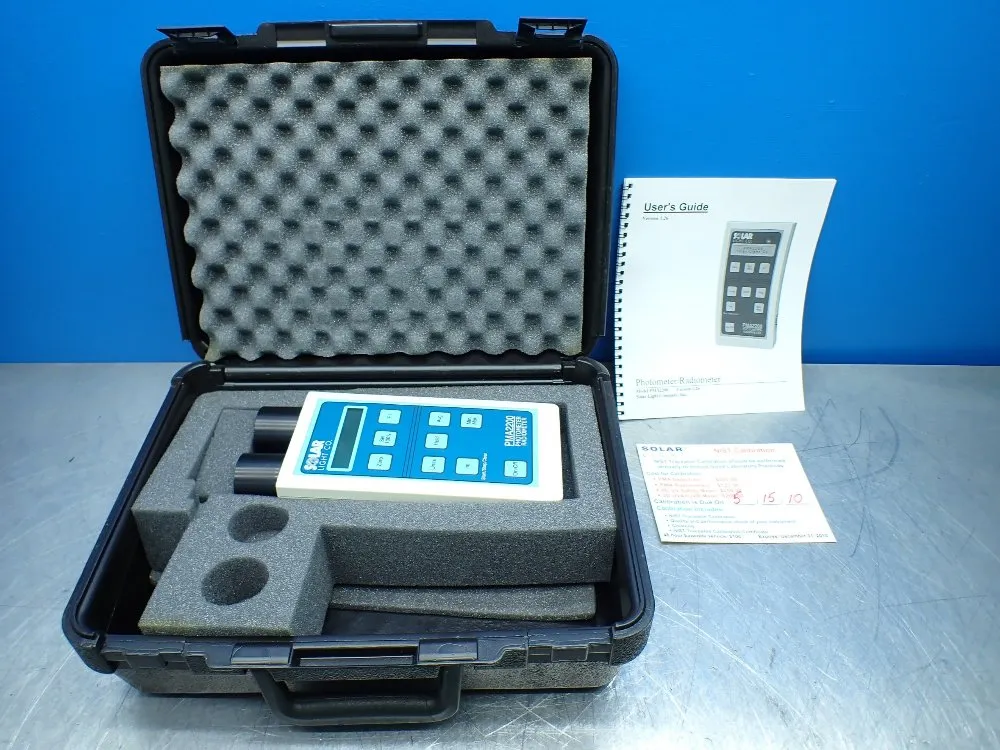 Solar Light Co Photometer / Radiometer. - Pma2200