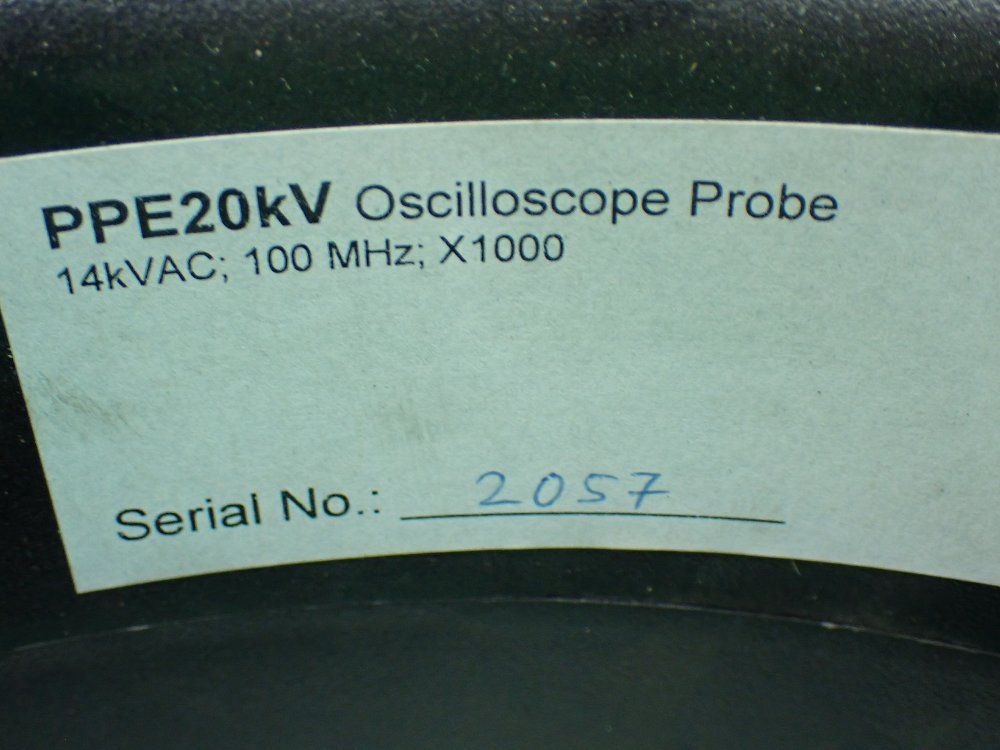 Lecroy Oscilloscope Probe. 14kvac 100mhz X1000 - Ppe20kv