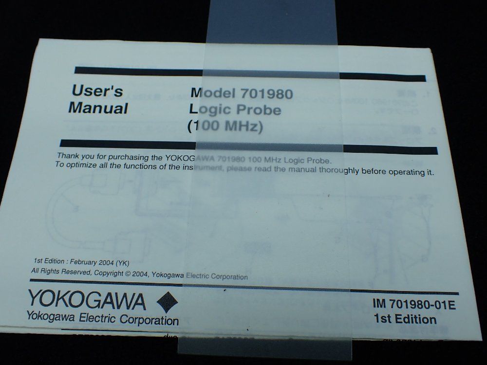 Yokogawa 100mhz Logic Probe - 701980