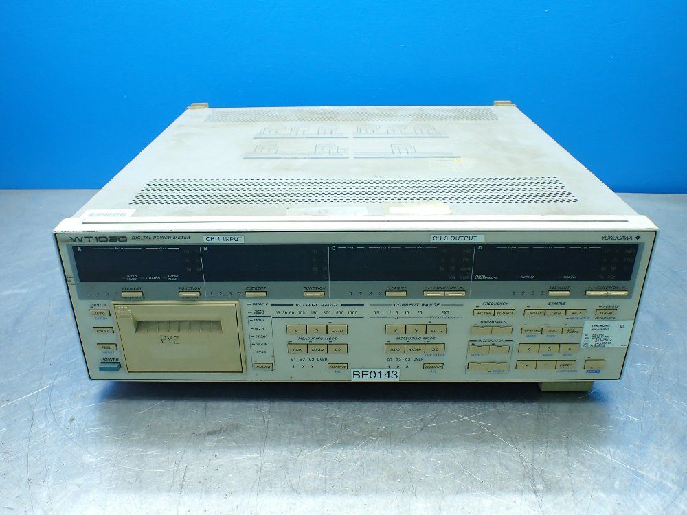 Yokogawa Wt1030 Digital Power Meter - Wt1030