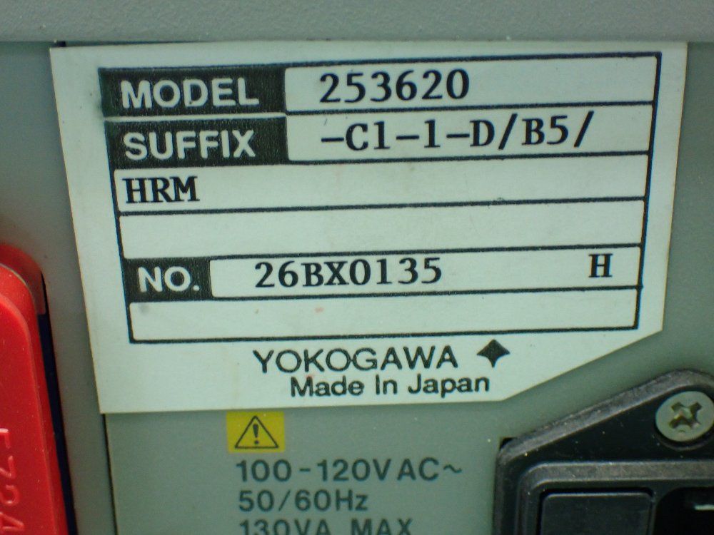 Yokogawa Wt1030 Digital Power Meter - Wt1030