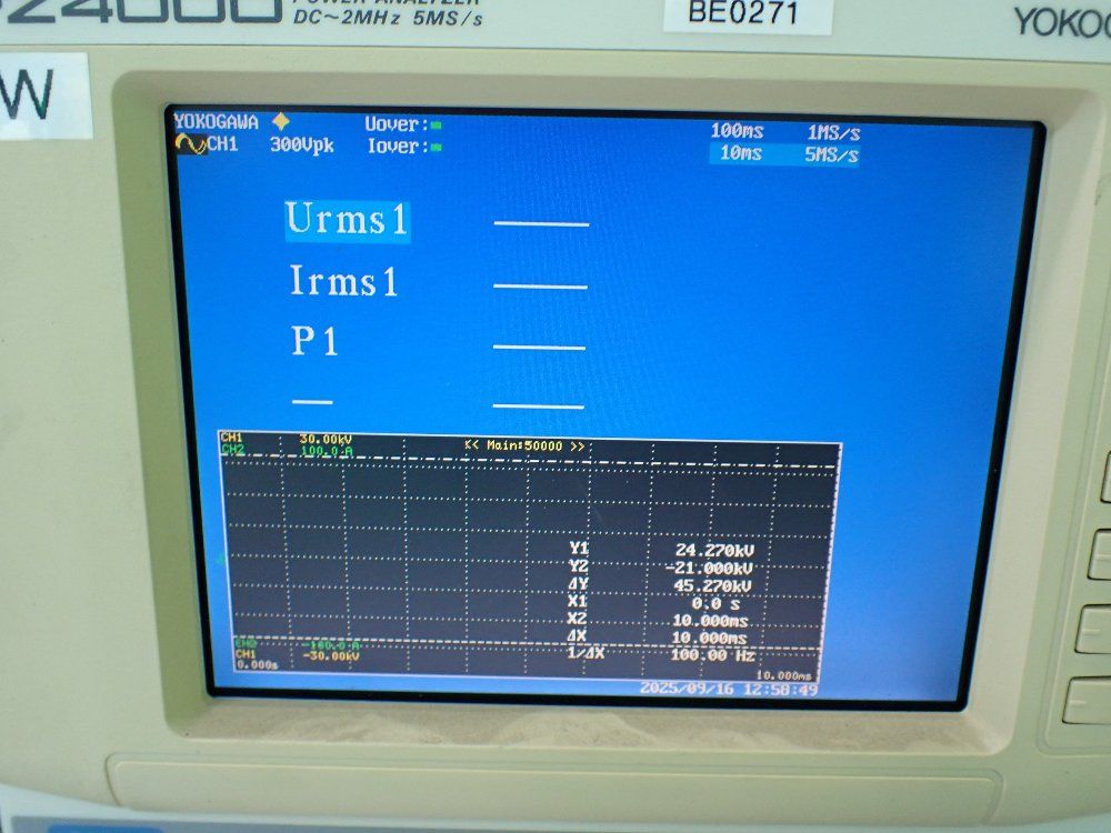 Yokogawa Pz4000 Power Analyzer Dc 2mhz 5ms/s - 253710-d/m1/b5