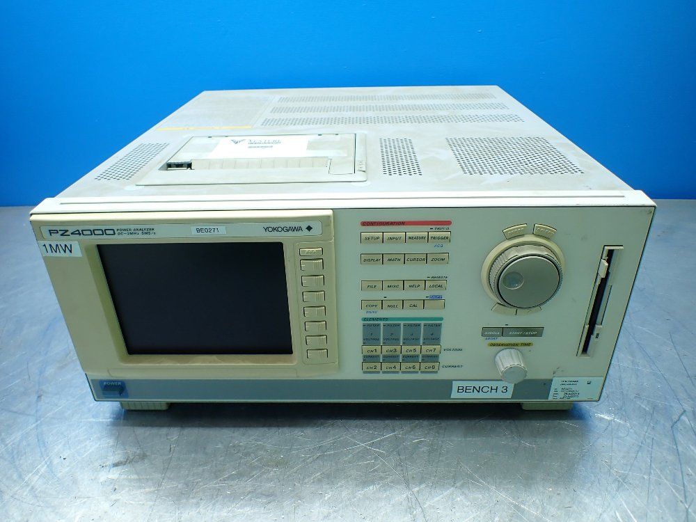 Yokogawa Pz4000 Power Analyzer Dc 2mhz 5ms/s - 253710-d/m1/b5