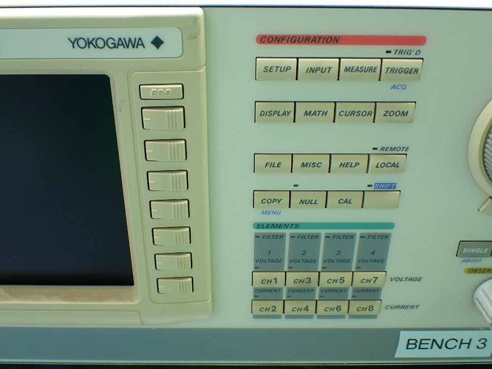 Yokogawa Pz4000 Power Analyzer Dc 2mhz 5ms/s - 253710-d/m1/b5
