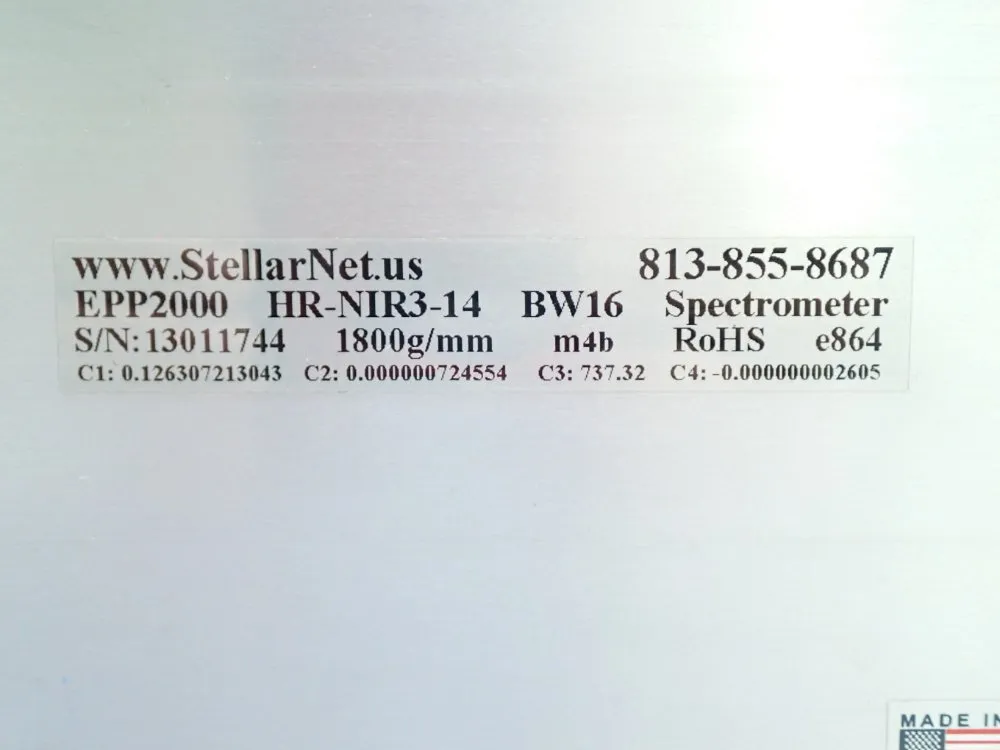 Stellarnet Inc Epp2000 Portable Spectrometer - Epp2000