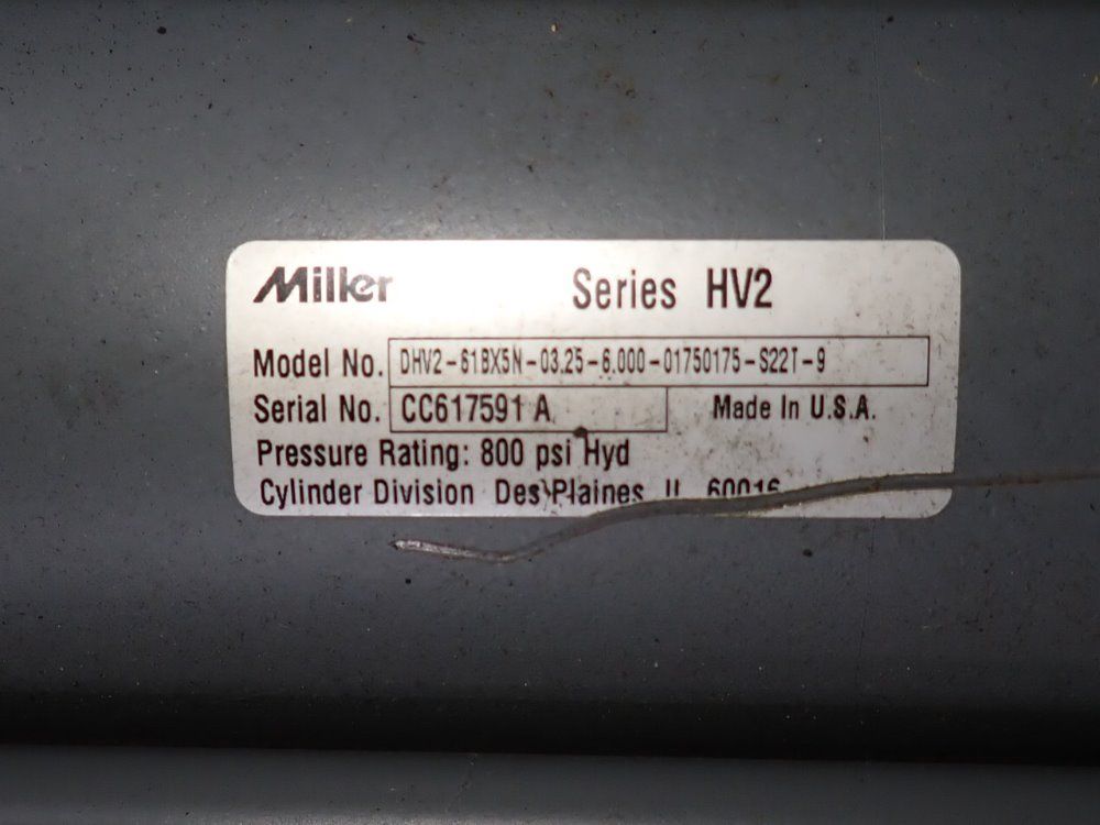 Miller Cylinder - Dhv2-61bx5n-03.25-6.000-01750175-s22t-9