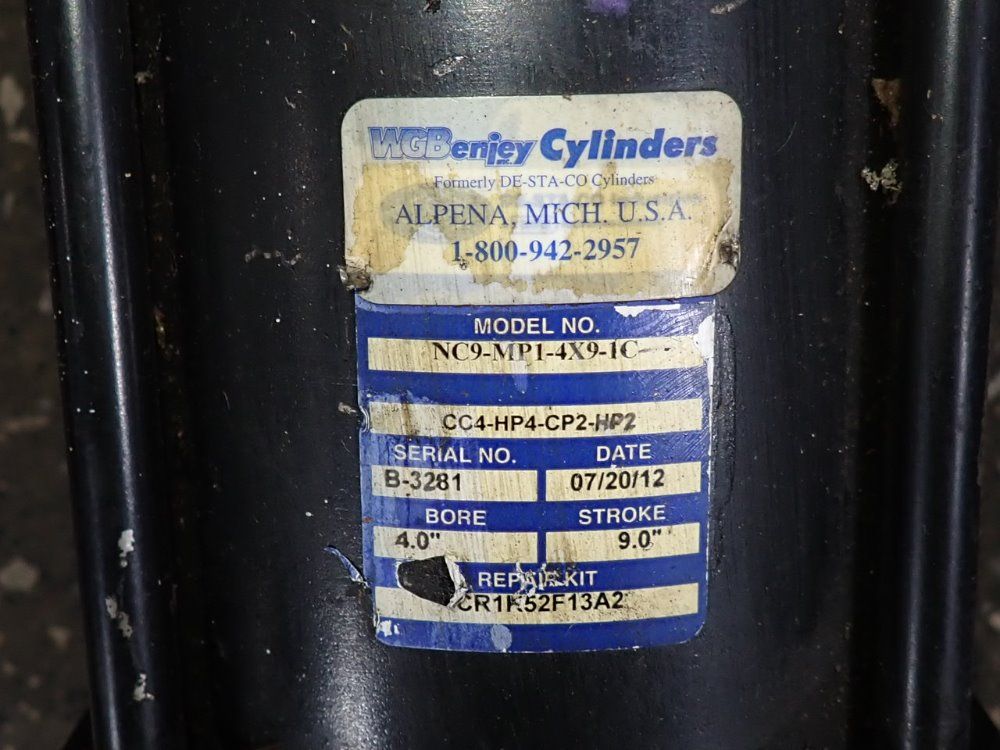 Wg Beniey Cylinders Cylinder - Nc9-mp1-4x9-1c