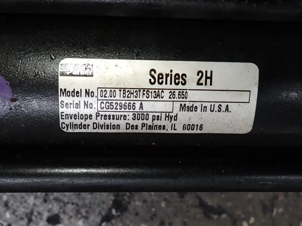 Parker Cylinder - 02.00 Tb2h3tfs13ac 26.650