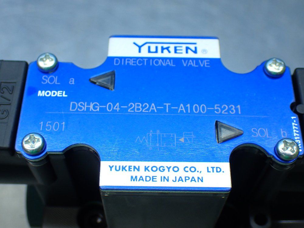 Yuken Hydrualic Directional Control Valve - Dshg-04-2b2a-t-a100