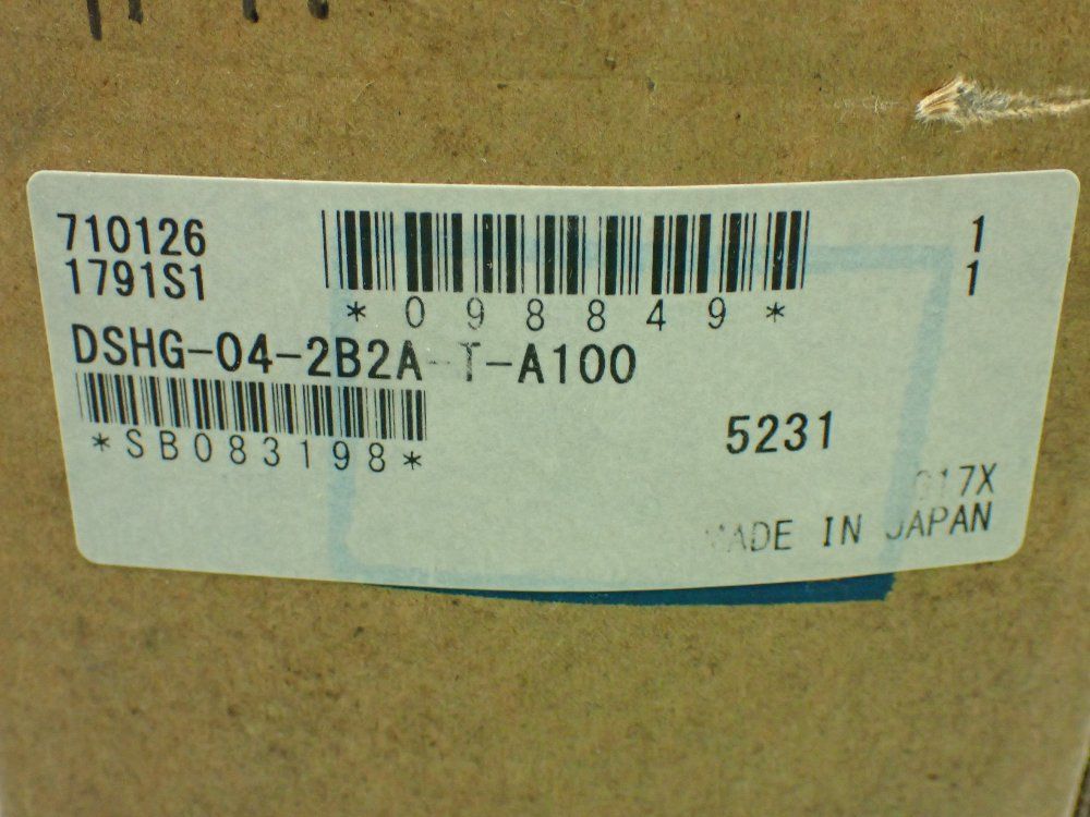 Yuken Hydrualic Directional Control Valve - Dshg-04-2b2a-t-a100
