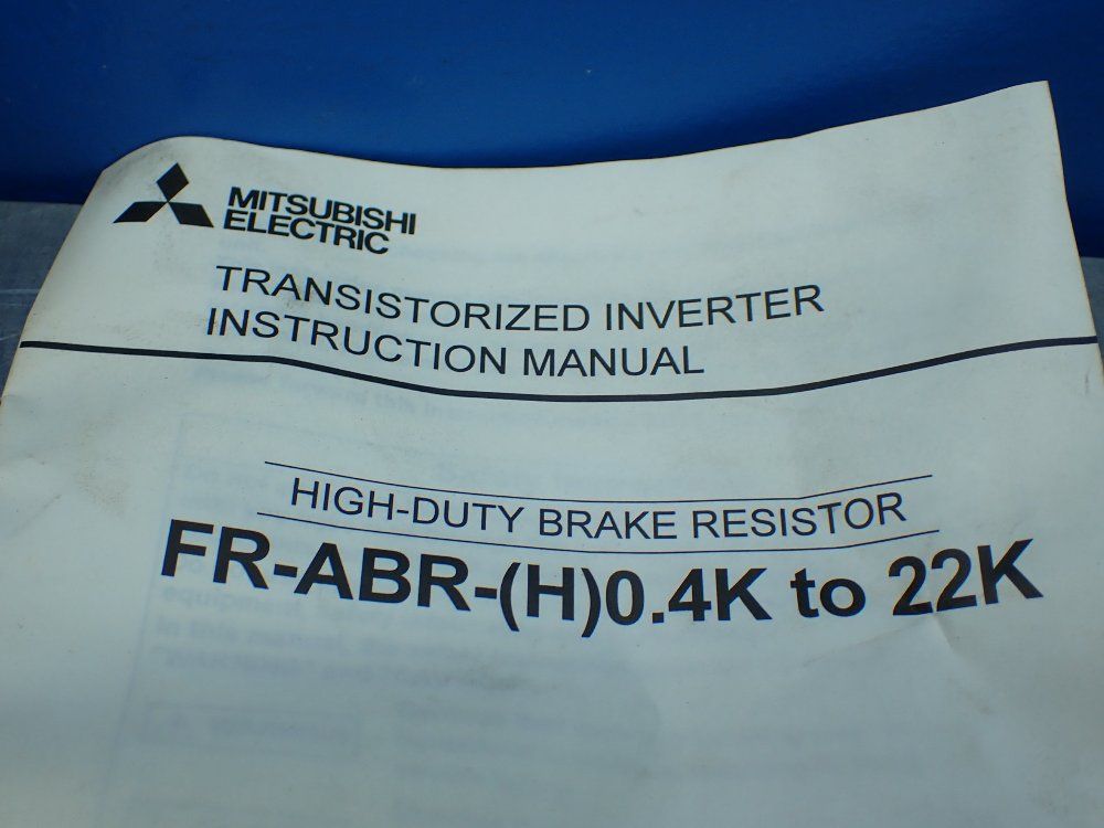Mitsubishi High-duty Brake Resistor - Fr-abr-0.4k