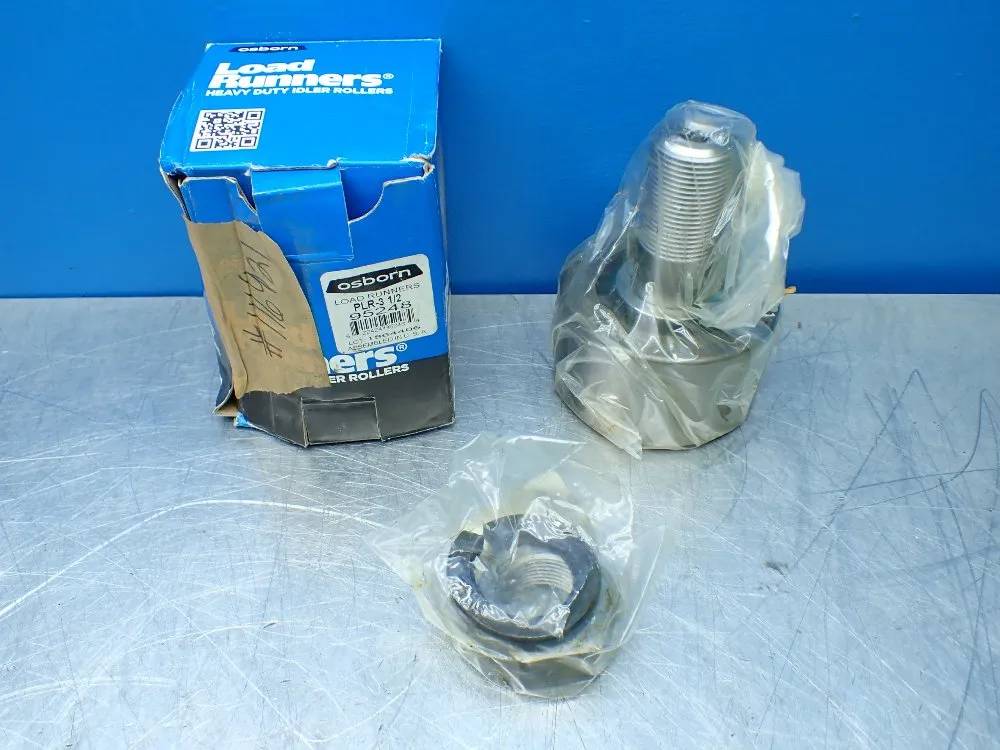 Osborn 3.5000 In Roller Dia, 2.0000 In Roller Width Load Runner Flat Cam Follower - Plr-3 1/2