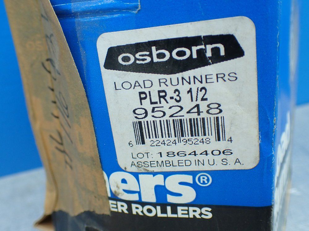 Osborn 3.5000 In Roller Dia, 2.0000 In Roller Width Load Runner Flat Cam Follower - Plr-3 1/2