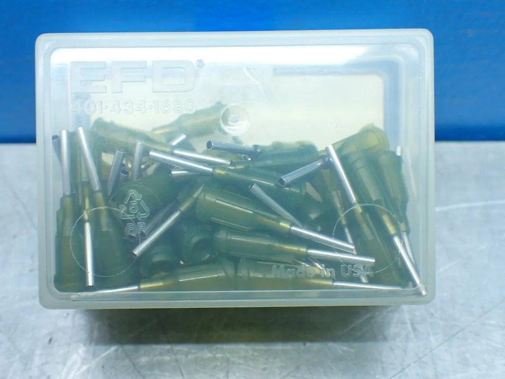 Nordson 14ga Gp0.060x.5 Olive 50 Precision Fluid Dispensing Tips - 7018043