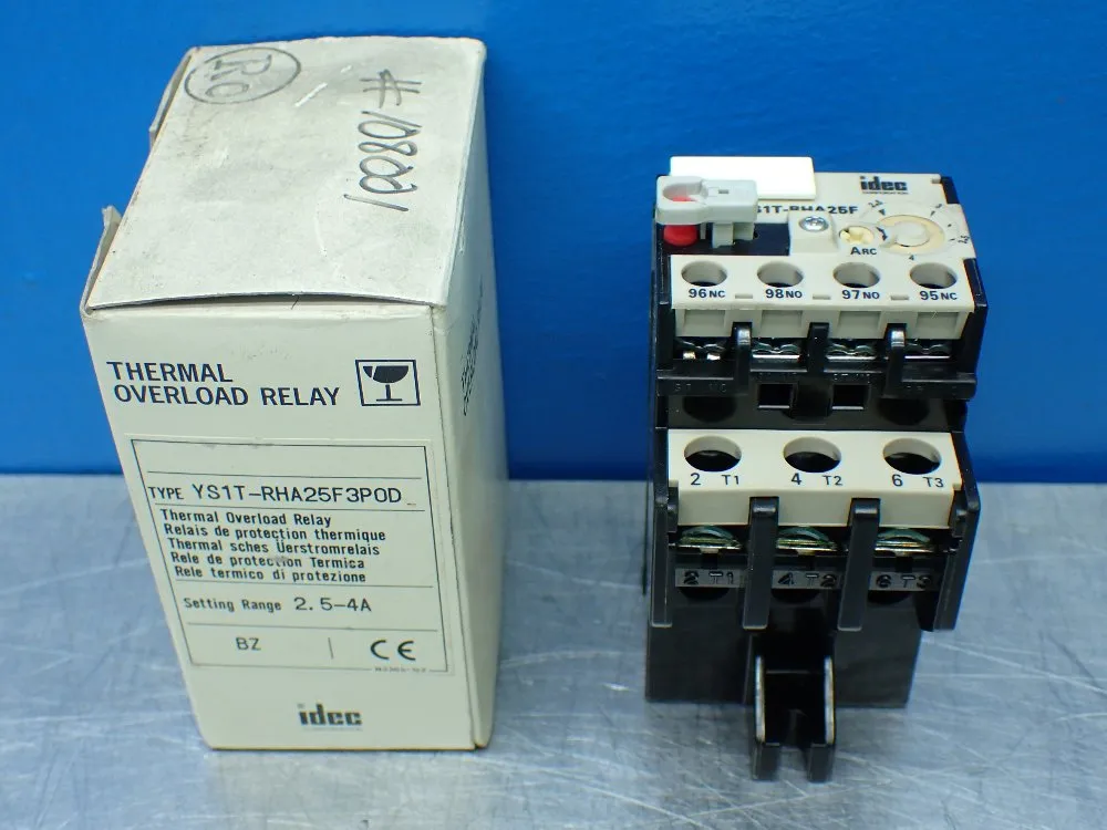 Idec Thermal Overload Relay - Ys1t-rha25f3pod