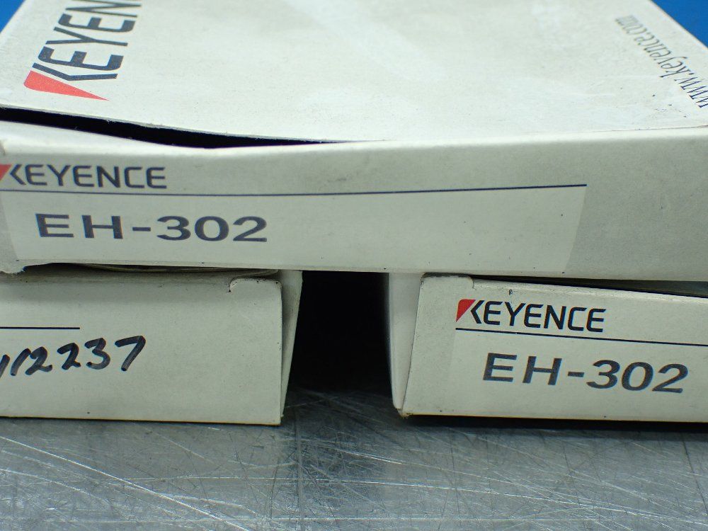 Keyence 3 High Precision Proximity Switch Sensor Heads. - Eh-302