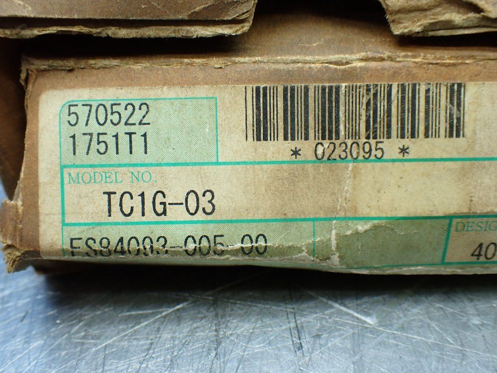 Yuken Throttle / Check Valve. - Tc1g-03