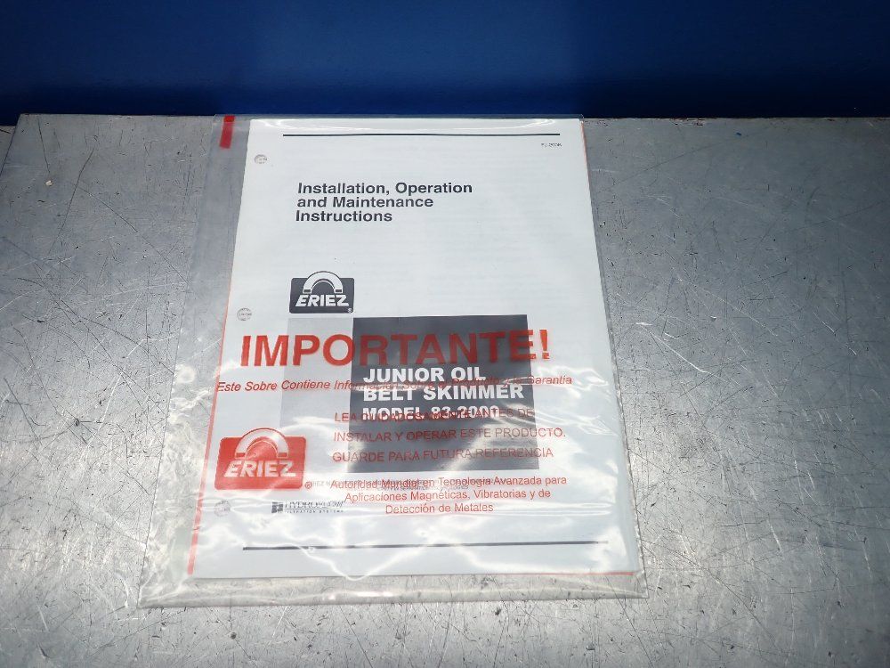 Eriez Oil Skimmer - 83-2000