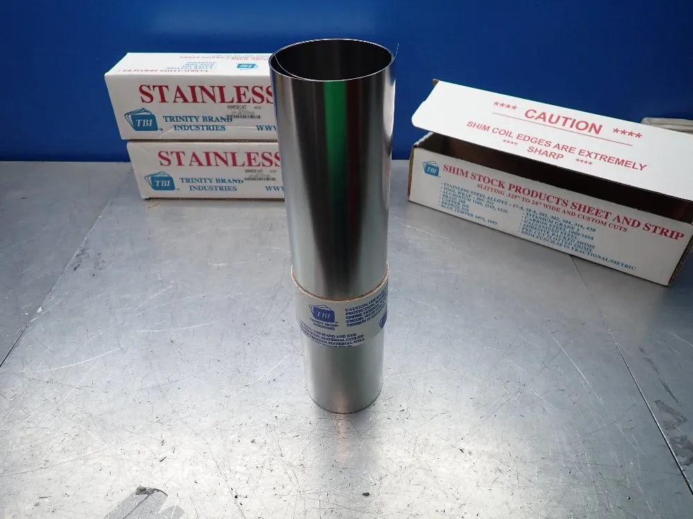 Trinity Brand Industries .010"x12"x50" Stainless Shim Stocks 3 Pcs - M-sw-10