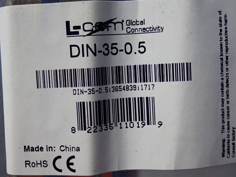 L-com Global Connectivity Hardware, Qty: 11 - Din-35.05