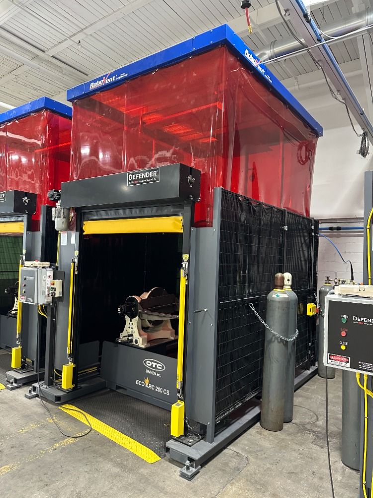 Otc Robotic Welding Cell - Eco-arc 200 Cs