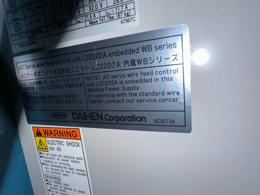 Otc Robotic Welding Cell - Eco-arc 200 Cs